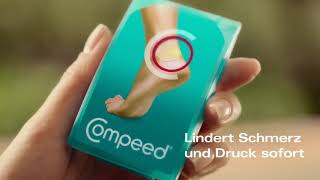 COMPEED  Blase an der Ferse  Blasenpflaster hilft  TV Spot 2018 [upl. by Anibla]