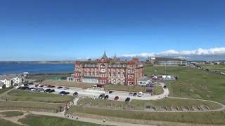 The Headland Hotel From Above [upl. by Akem]