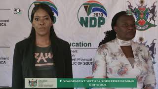 LIVE Engagement with SGBs of Underperforming Schools [upl. by Yderf]