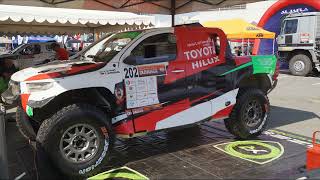 Dubai Intl Baja 2023  Yazeed Al Rajhi  Toyota Hilux Dakar [upl. by Kaczer]