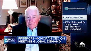 Copper demand will continue to boom Freeport McMoran CEO [upl. by Ennaesor325]