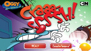 Cartoon Network Games Oggy And The Cockroaches  Cockroach Craassh Full Gameplay [upl. by Metts]