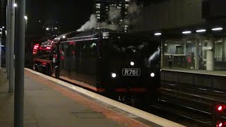 R761 coming back from the headshunt to couple back up to the train at SCS [upl. by Alenson]