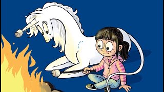 Camping with Unicorns Another Phoebe and Her Unicorn Adventure by Dana Simpson  Book Trailer [upl. by Arnie]