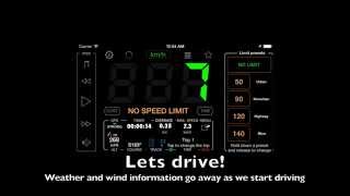 Speedometer for iPhoneiPad GPS tracking basics [upl. by James]