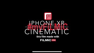 FiLMiC Pro iPHONE Xr cinematic setup [upl. by Kieran438]