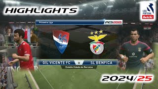 Turnaround in the Last 10 Minutes │ Gil Vicente vs Benfica │ 202425 │ ML Coach Mode │ PES 2015 [upl. by Benoit]