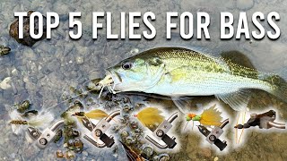 Secret to Bass Fly Fishing with These Five Flies [upl. by Eejan]