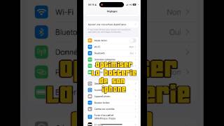 OPTIMISER LA BATTERIE DE SON IPHONE tuto tutoiphone tipsiphone batterieiphone iphonetricks [upl. by Einehpets]