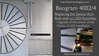 Beogram 40024004 Replacing the Sensor Detector Arm Light Bulb with an LED Assembly [upl. by Epstein594]