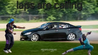 Lexus IS250 Drift Day At Circle Track [upl. by Lynna]