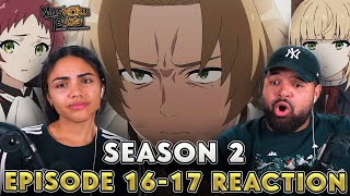 IM STARTING TO REALLY LIKE THIS NEW RUDEUS  Mushoku Tensei Season 2 Episode 16 and 17 REACTION [upl. by Olathe]