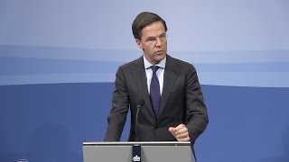 Integrale persconferentie MP Rutte van 25 november 2016 [upl. by Skelly63]