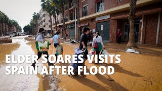 Elder Soares Visits Spain After Flood [upl. by Ffej276]