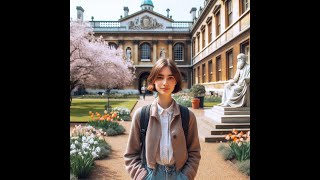 Walking in the Christ’s College campus of the University of Cambridge [upl. by Hepsiba]