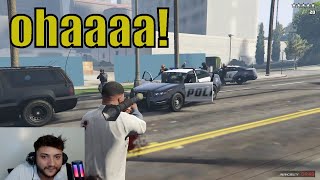 SİVİLLERİ VURDUM NE KADAR POLİS VARSA ÜSTÜME GELDİ  GTA 5 1 BÖLÜM [upl. by Sunderland567]