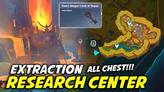 Extraction Research Center Waypoint tersembunyi ALL CHESTPUZZLE Natlan  Genshin Impact [upl. by Selda748]