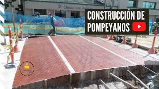 Proceso Constructivo de un Pompeyano en Concreto Estampado🔴 [upl. by Rehtae]