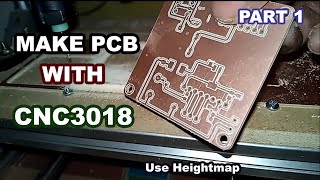 How to make PCB with mini CNC3018 Part 1 Eagle FlatCAM grblCandle [upl. by O'Shee709]