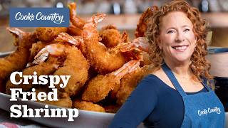 How to Make Crispy Fried Shrimp  Cooks Country [upl. by Kirchner840]