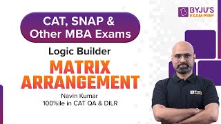 Matrix Arrangement for CAT Logical Reasoning  CAT SNAP NMAT amp Other MBA Exams  BYJUS Exam Prep [upl. by Anaxor]