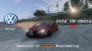 Das Auto in BeamNG  2006 VW Jetta GLI POV Drive BeamNG VR [upl. by Primavera]