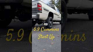 59 Cummins Start Up with 4in Straight Pipe SAC Injectors [upl. by Meehan]