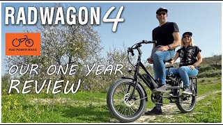 Radwagon 4 Cargo EBike REVIEW  After a year of traveling EUROPE [upl. by Belter49]