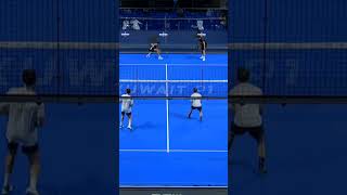 Textbook Padel from lucas Bergamini 🥊💥 shorts padel padelmania [upl. by Buxton]