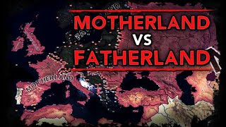 HoI4 Motherland VS Fatherland EUROPE [upl. by Natty]