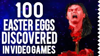 100 Awesome Easter Eggs Discovered in Video Games 19772019 [upl. by Llerruj]