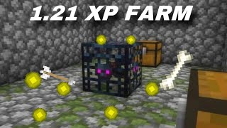 EASIEST Zombie amp Skeleton Mob Spawner XP Farm  Minecraft 121 TUTORIAL [upl. by Ailil541]