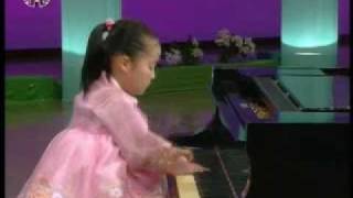 Piano Pak Su Yang  quotRainbowStriped Jacketquot DPRK Music [upl. by Maghutte]