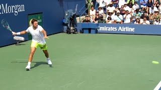 Stan Wawrinka HUGE Forehand amp Backhand Slow Motion [upl. by Azila]