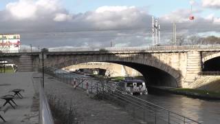 Paris nouveau Tramway T3b  Marche à blanc Porte de la Villette 1 [upl. by Binnings242]