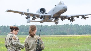 A10 Thunderbolt II Weapons Loading Fueling Landing WarthogThunderbolt II US Air Force [upl. by Neellek]