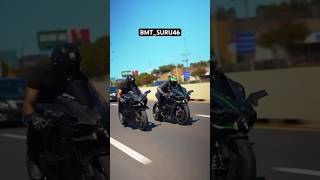 H2 vs H2 🥵 automobile z900kawasaki yamahar15 smartphone z900 motorcycle minivlog rider [upl. by Okihsoy]