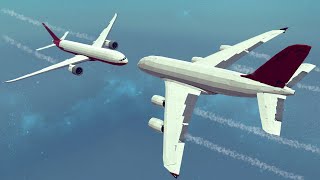 Airplane Crashes Shootdowns Midair Collisions and More 7  Besiege [upl. by Shirleen914]