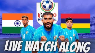 🔴INDIA VS MAURITIUS INTERCONTINENTAL CUP MATCH LIVE WATCH ALONG [upl. by Eladnar]