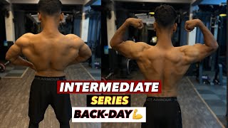 INTERMEDIATE SERIES BACKDAY​⁠qayyumfitness [upl. by Ralyt153]