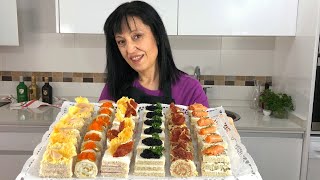 Canapés variados muy fáciles y rápidos ¡Triunfarás seguro [upl. by Rustie]