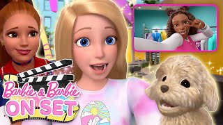 ¡BARBIE CONSIGUE UN ASCENSO 🎥 Barbie Y Barbie En El set  Ep 2 [upl. by Forrest]