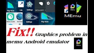 Fix Graphics problemmerged icons in memu koplayer or other other android emulator [upl. by Yrojram]