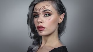 Elven Inquisitor Dragon Age  Fantasy Makeup TutorialTransformation [upl. by Nocaj]