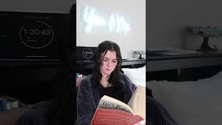 Reading a Second for every Subscriber 🩵 📚 day 31 booktube bookchallenge readingchallenge [upl. by Christian]