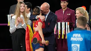 Luis Rubiales resigns as Spanish soccer president after kiss scandal [upl. by Butch]