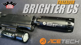 Trazador ACETECH BRIGHTER CS Space Version  Airsoft Review en Español [upl. by Cymbre]