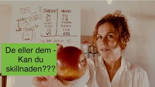 How to learn swedish DE eller DEM  Kan du skillnaden med undertexter subtitles [upl. by Harley]