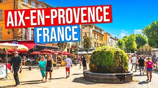 AIXenPROVENCE  FRANCE Visit the city of a thousand fountains in 4K in Provence France [upl. by Editha]