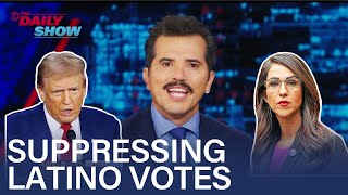 John Leguizamo Breaks Down the SAVE Act and Latino Voter Suppression  The Daily Show [upl. by Ajnin]